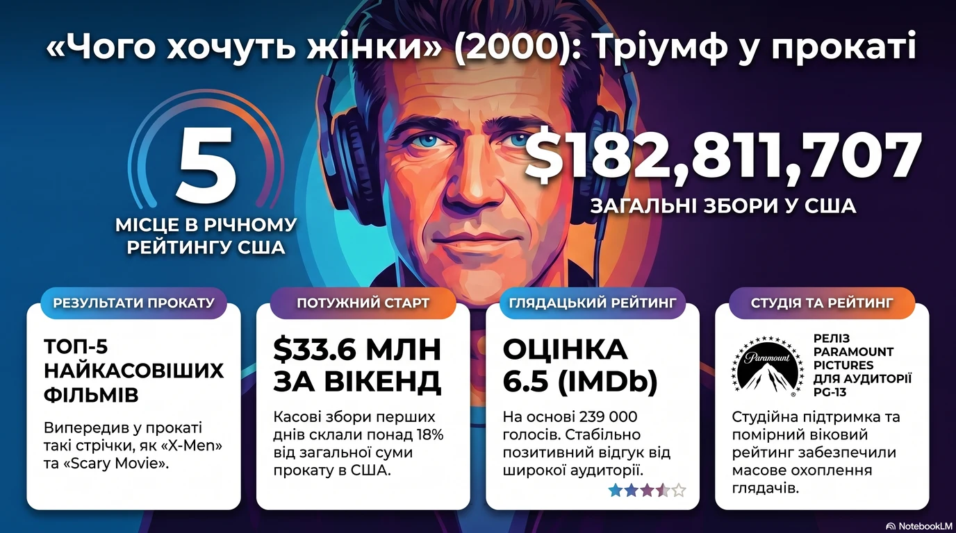 Чого хочуть жінки (2000) — Оцінки глядачів та касові збори