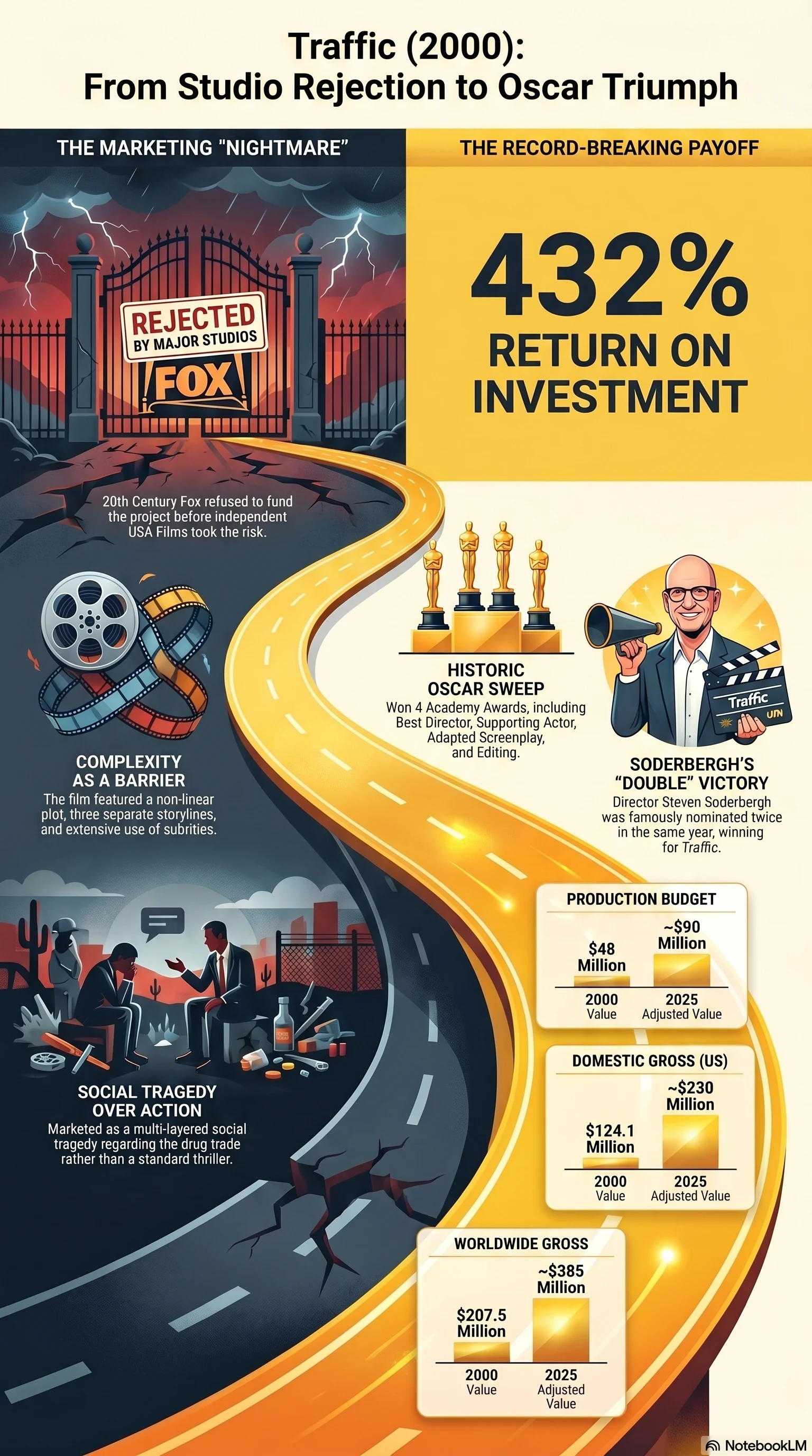 Traffic (2000) — Movie Infographic