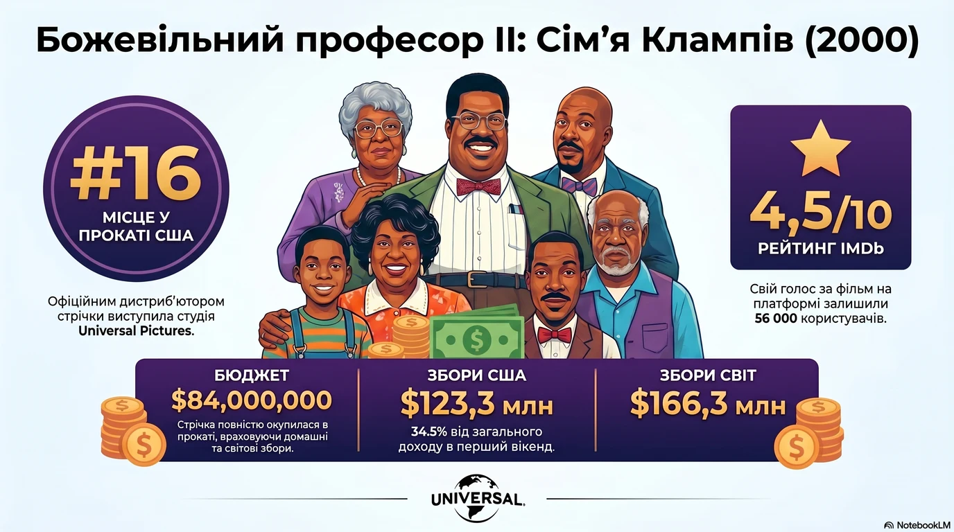 Nutty Professor II: The Klumps (2000) — Оцінки глядачів та касові збори