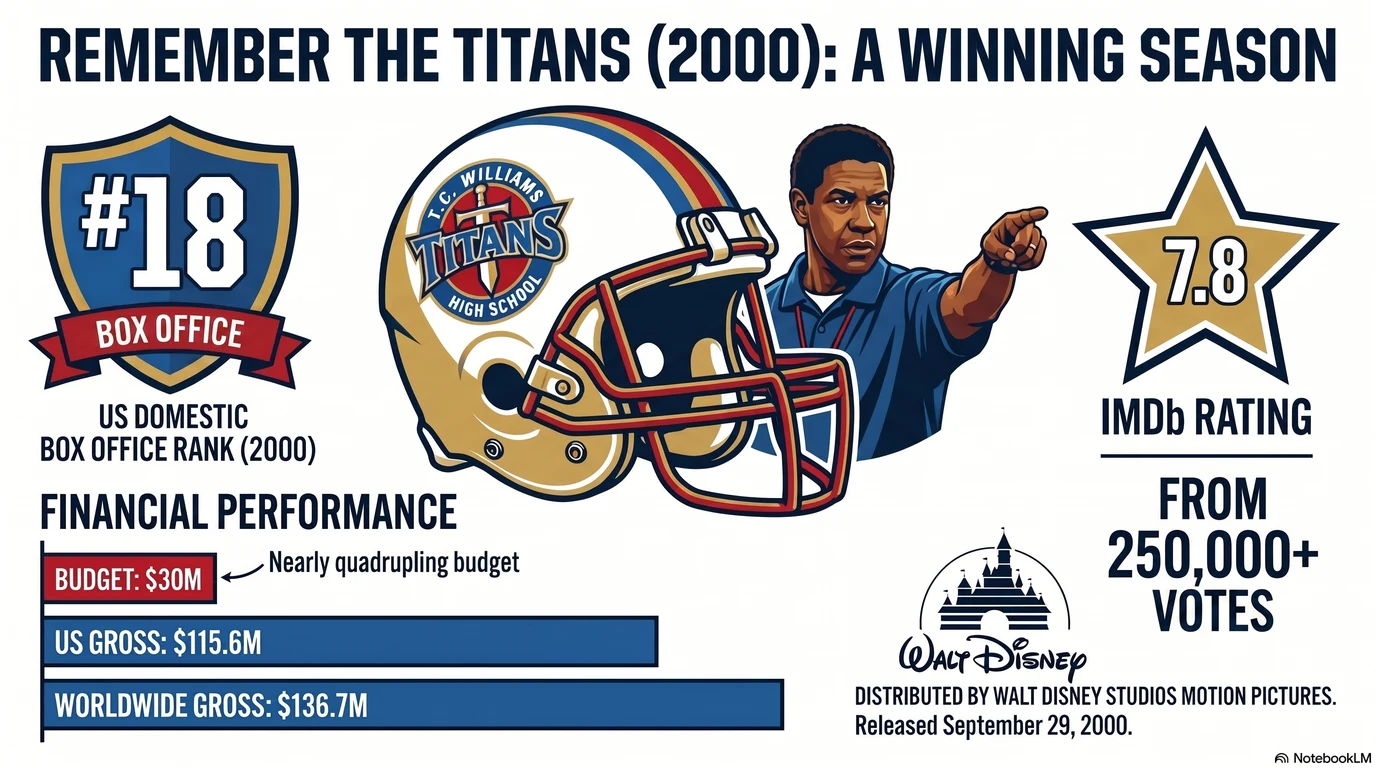 Remember the Titans (2000) — Audience Ratings and Box Office