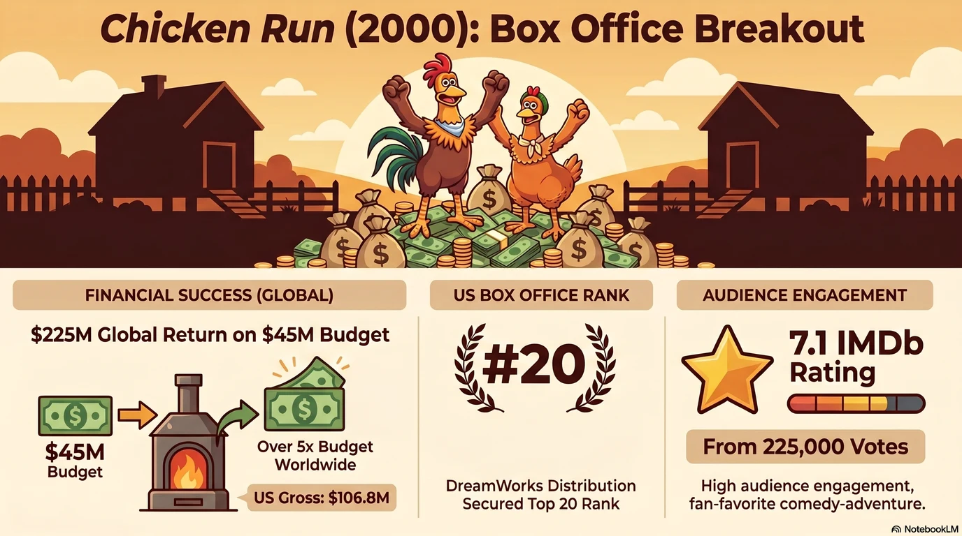 Chicken Run (2000) — Audience Ratings and Box Office