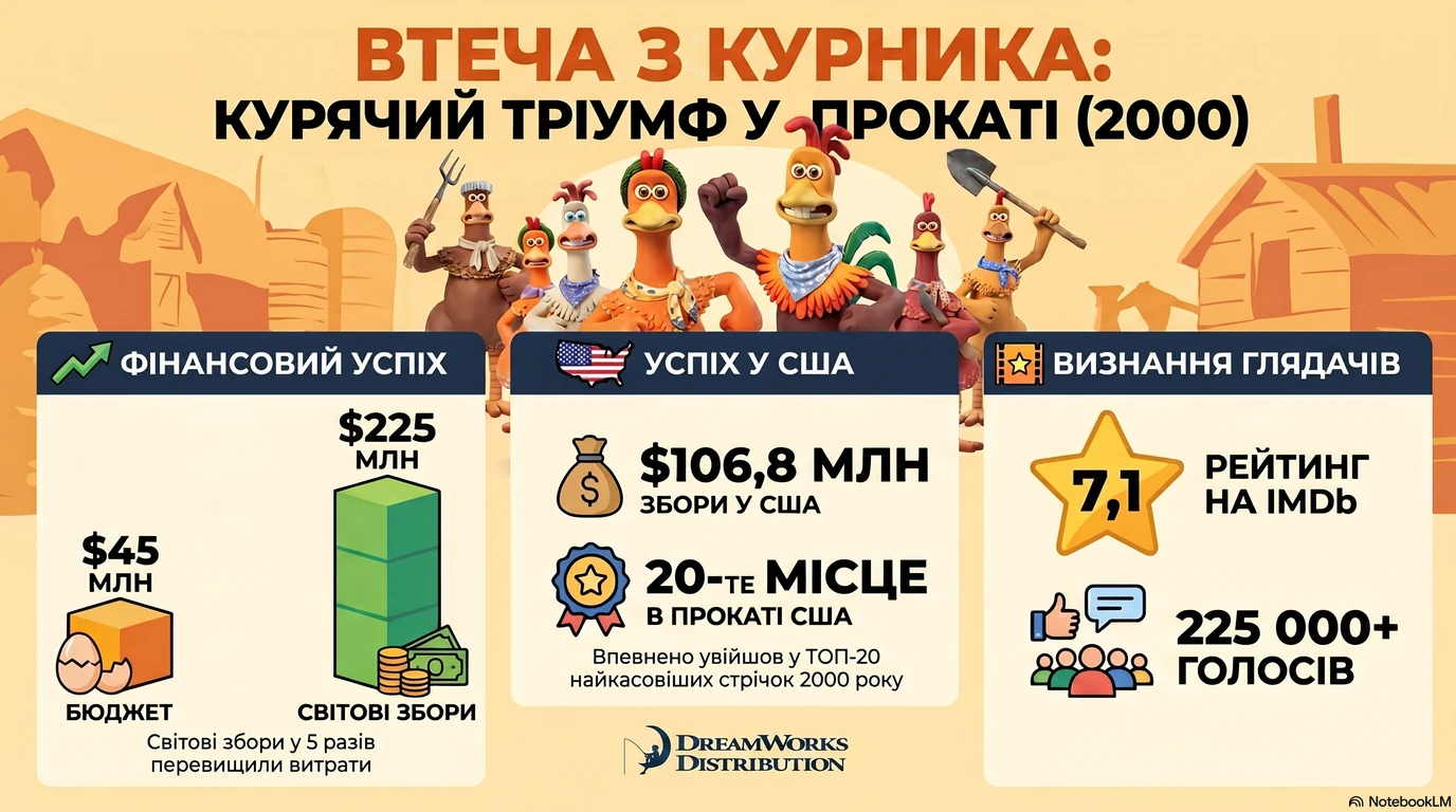 Втеча з курника (2000) — Оцінки глядачів та касові збори