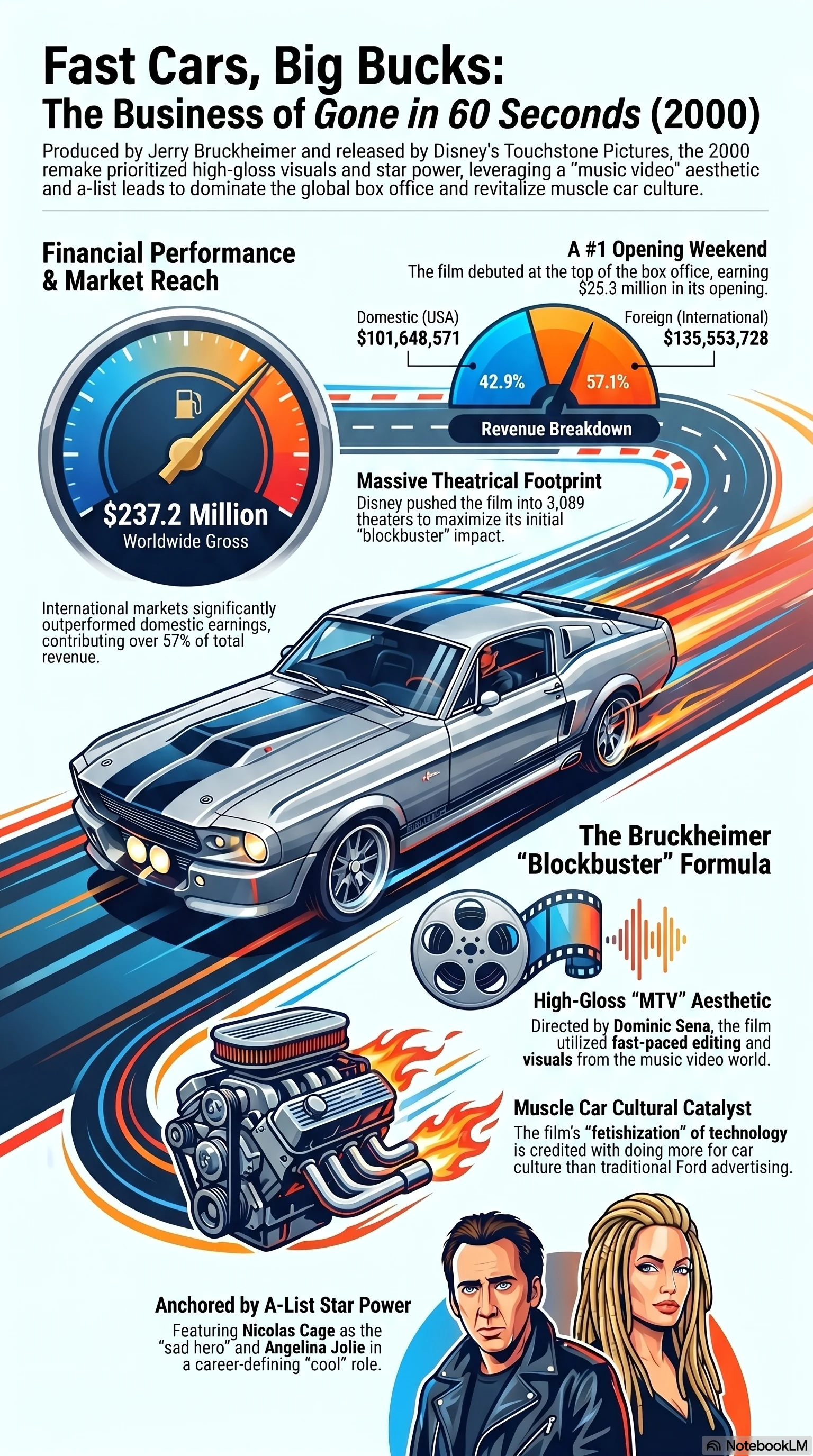 Gone in 60 Seconds (2000) — Movie Infographic