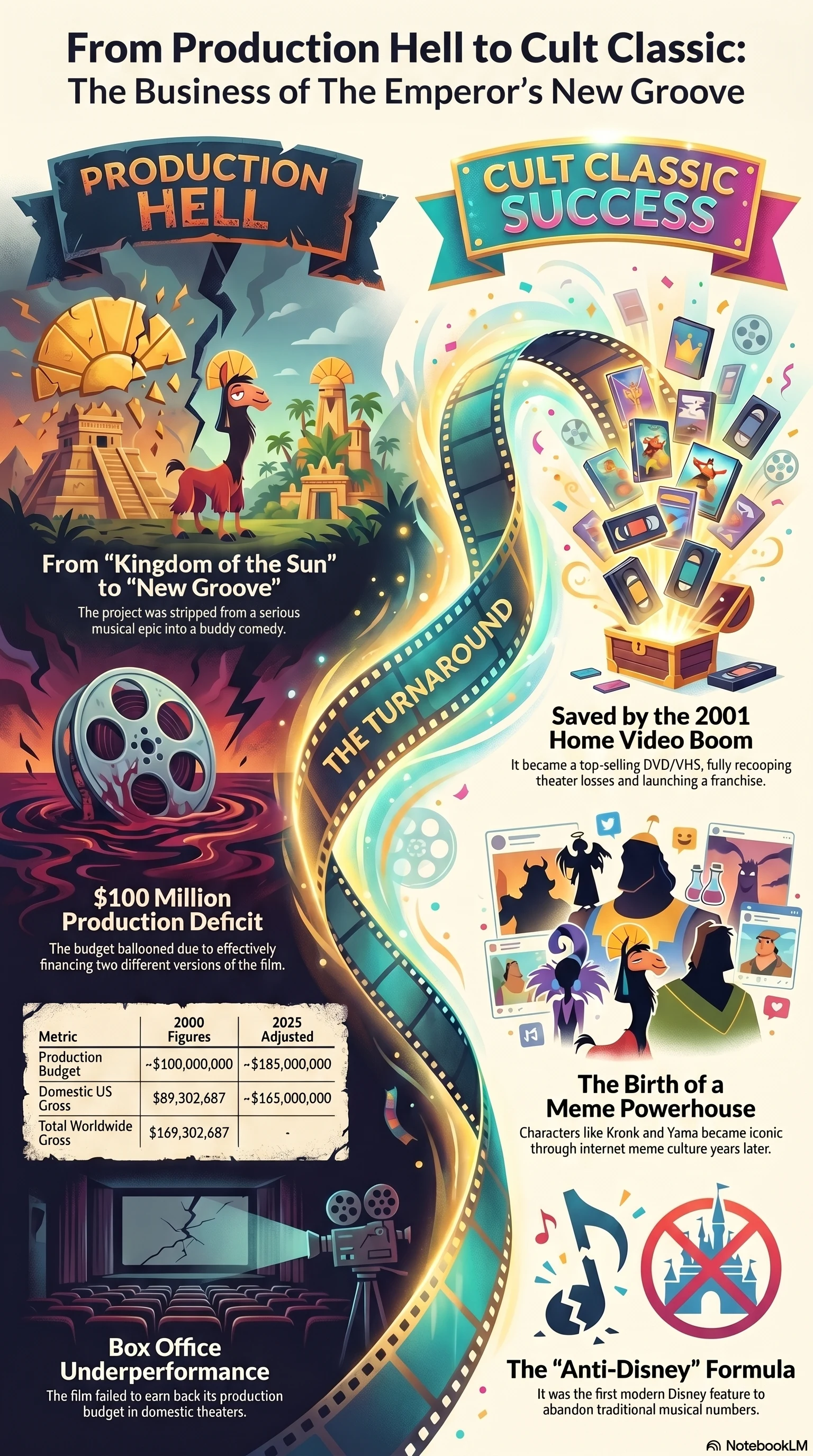 The Emperor's New Groove (2000) — Movie Infographic