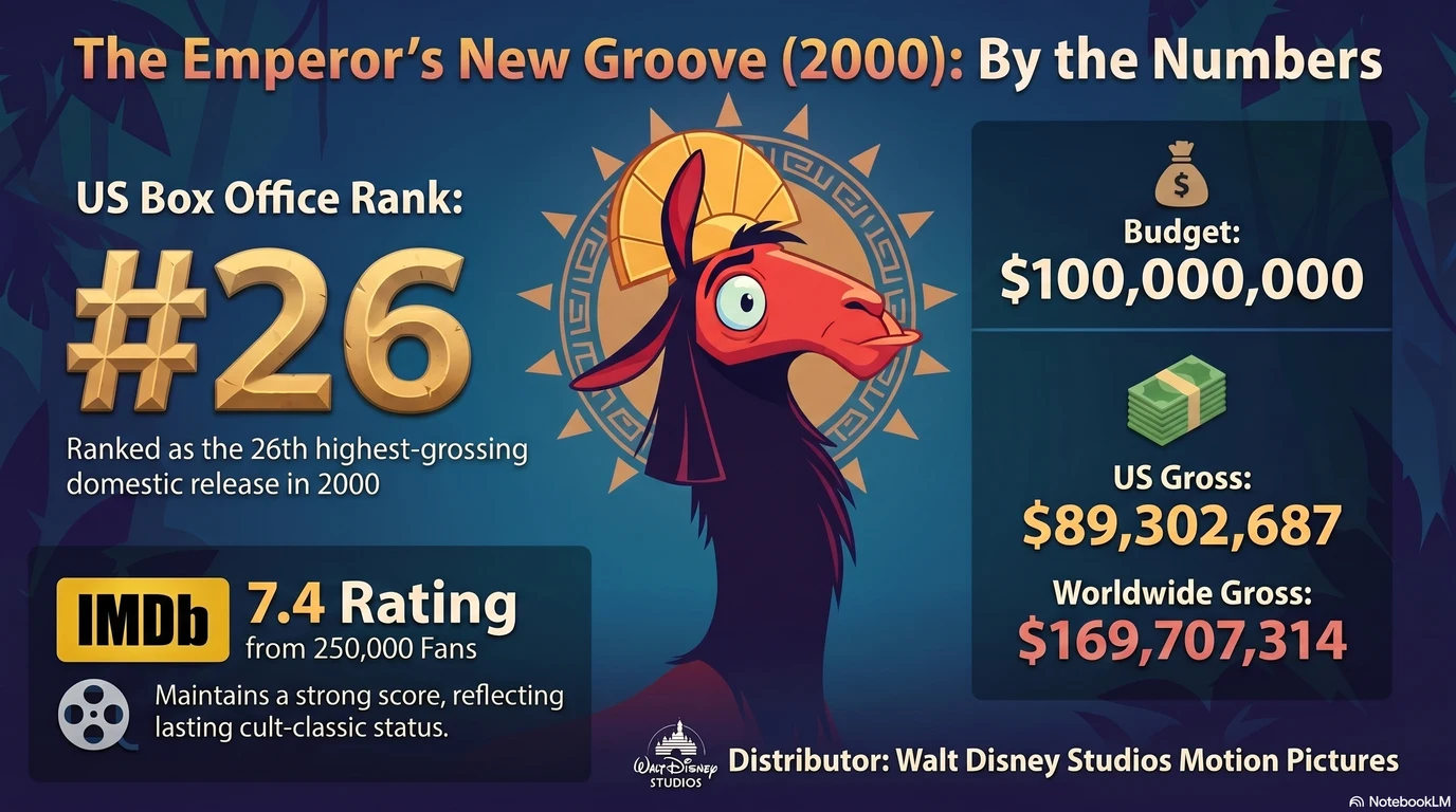 The Emperor's New Groove (2000) — Audience Ratings and Box Office