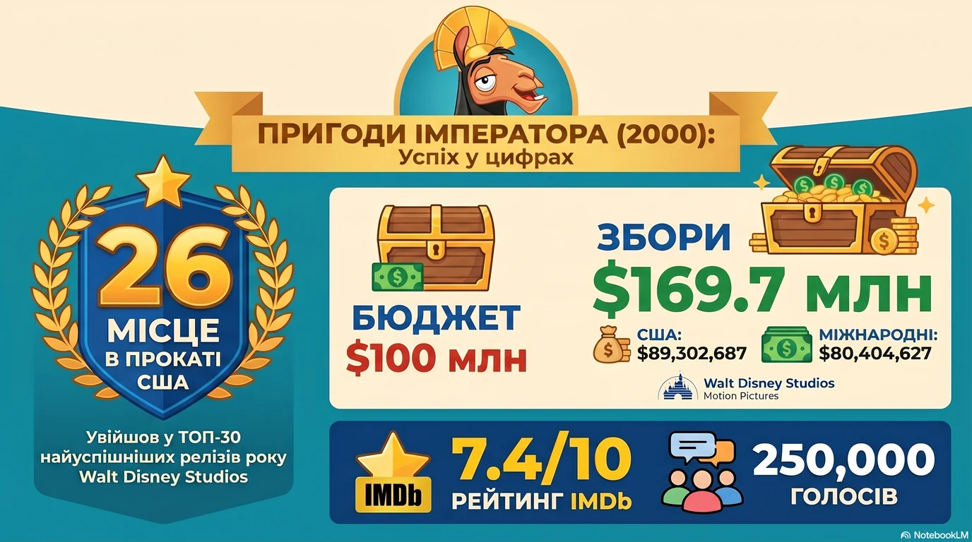 Пригоди імператора (2000) — Оцінки глядачів та касові збори
