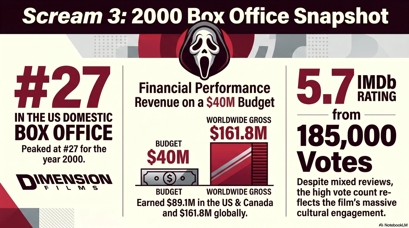 Scream 3 (2000) — Audience Ratings and Box Office