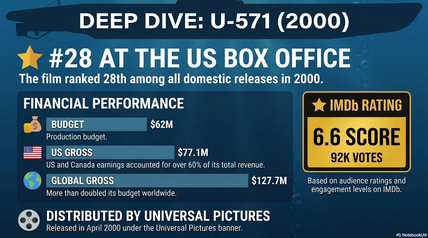 U-571 (2000) — Audience Ratings and Box Office