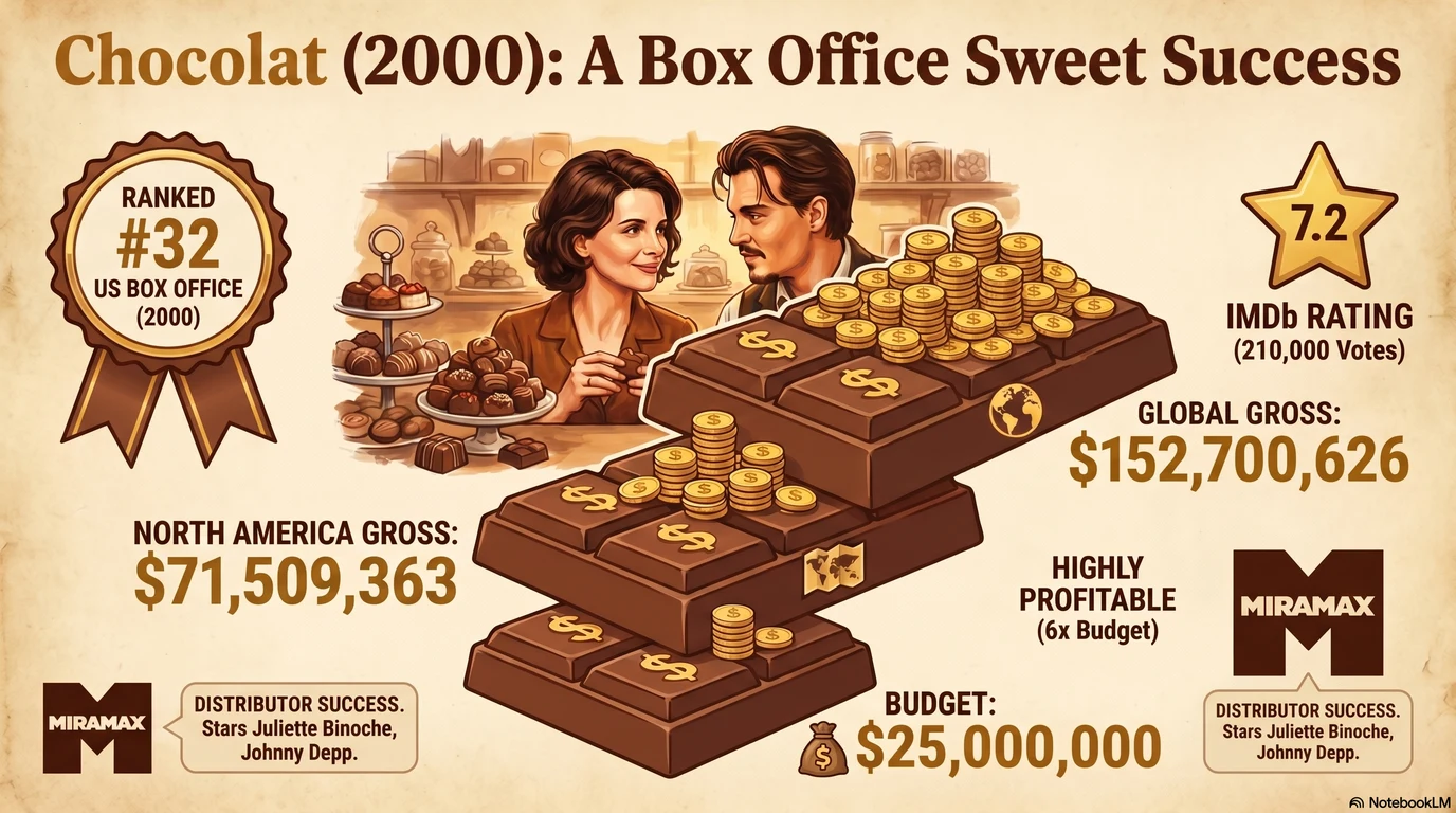 Chocolat (2000) — Audience Ratings and Box Office