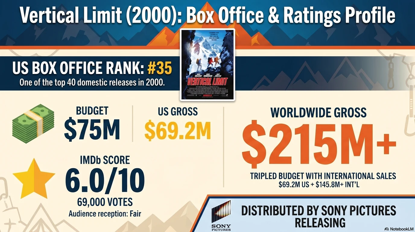 Vertical Limit (2000) — Audience Ratings and Box Office