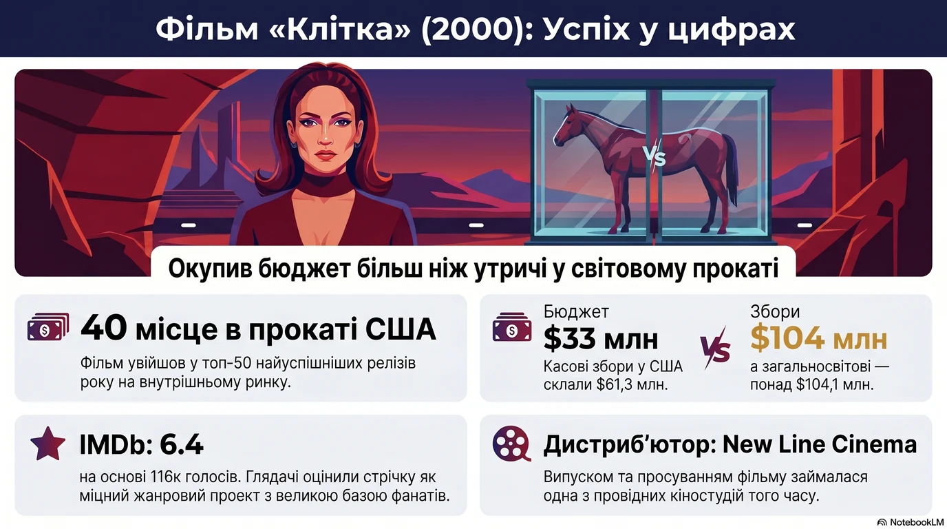 Клітка (2000) — Оцінки глядачів та касові збори