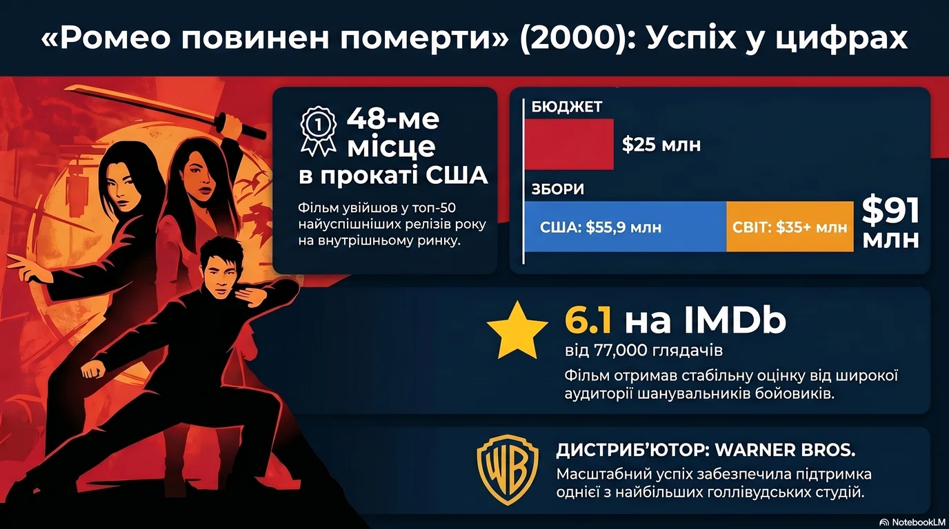 Ромео повинен померти (2000) — Оцінки глядачів та касові збори