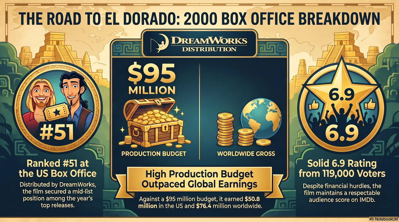 The Road to El Dorado (2000) — Audience Ratings and Box Office