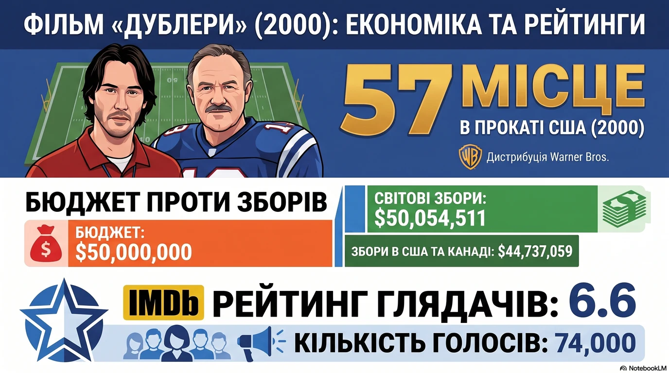 The Replacements (2000) — Оцінки глядачів та касові збори