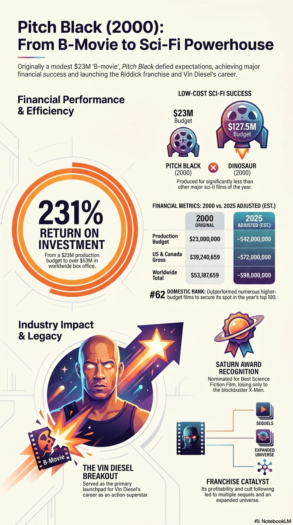 Pitch Black (2000) — Movie Infographic