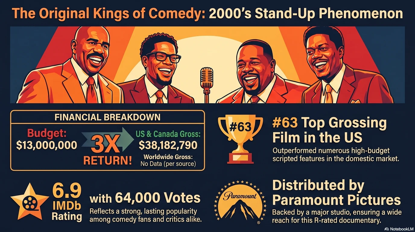 The Original Kings of Comedy (2000) — Audience Ratings and Box Office