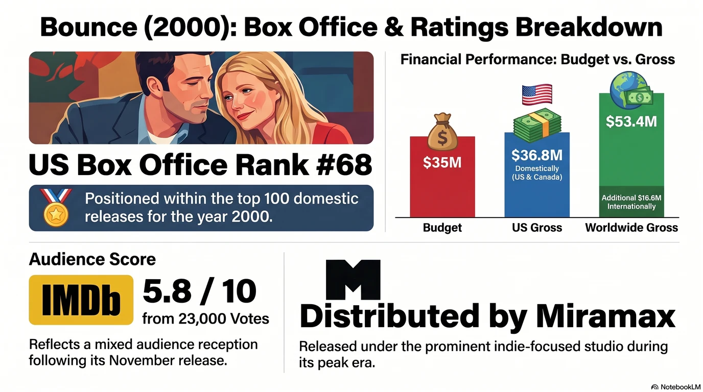 Bounce (2000) — Audience Ratings and Box Office