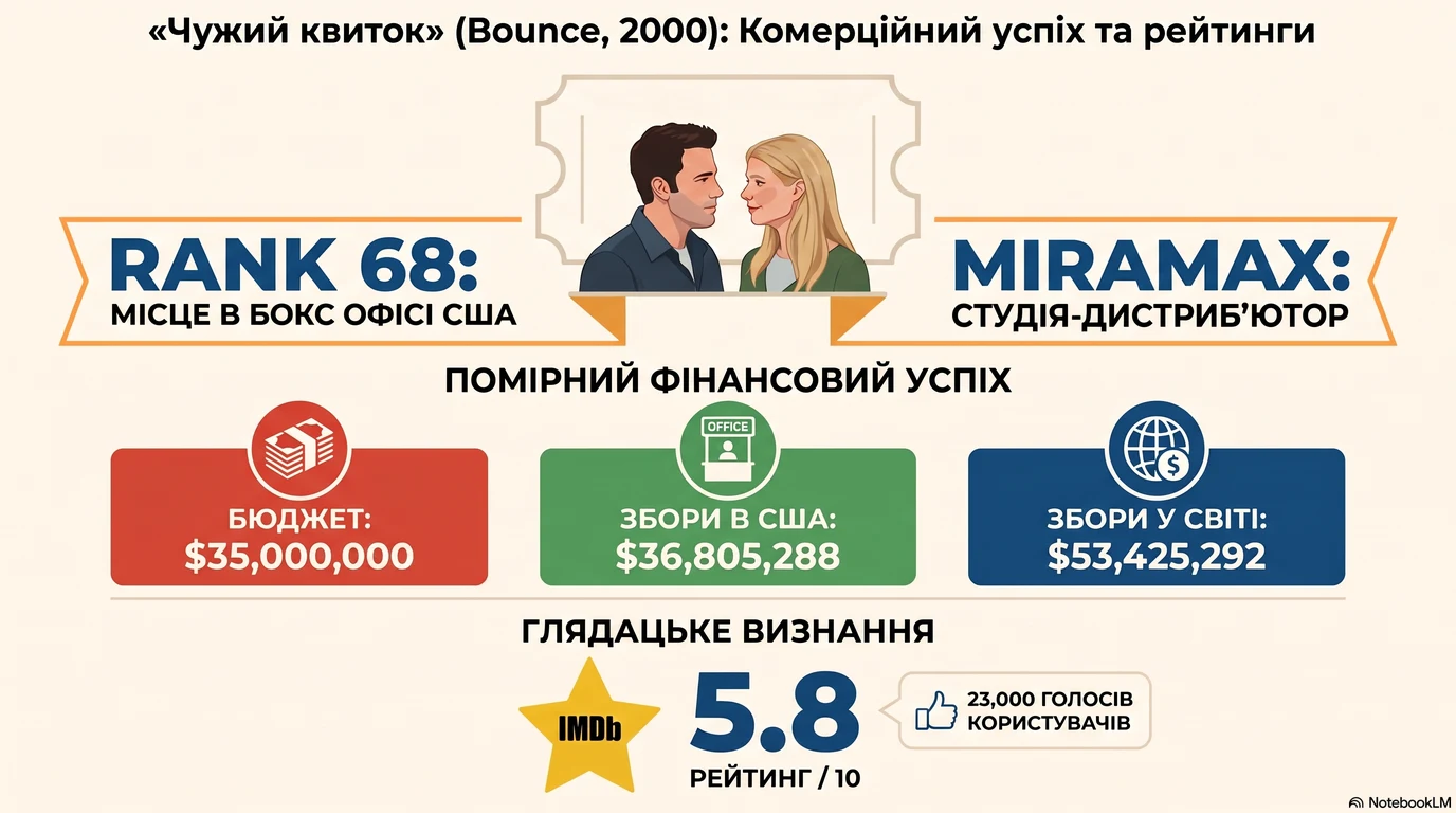 Чужий квиток (2000) — Оцінки глядачів та касові збори