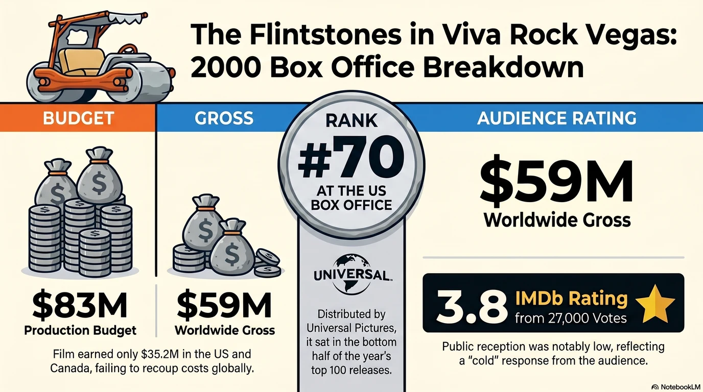 The Flintstones in Viva Rock Vegas (2000) — Audience Ratings and Box Office