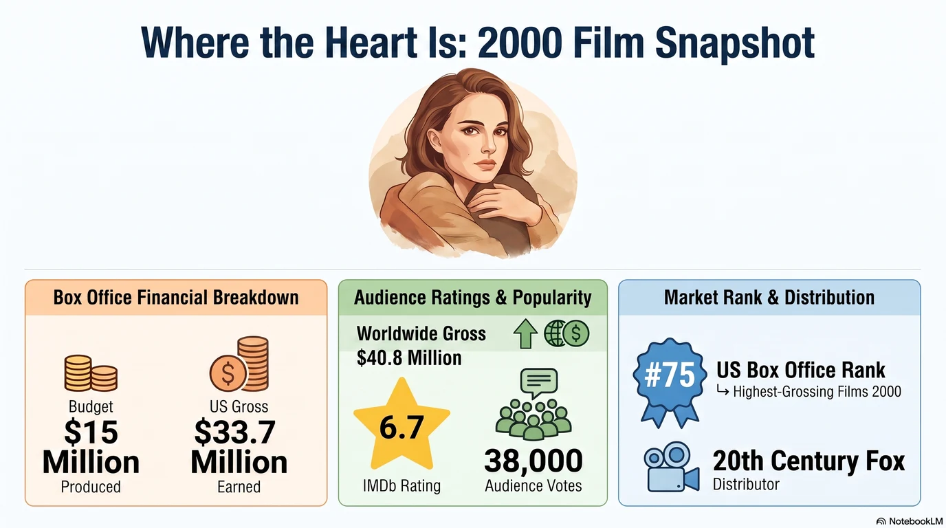 Where the Heart Is (2000) — Audience Ratings and Box Office