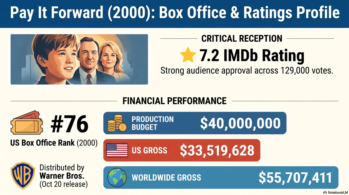 Pay It Forward (2000) — Audience Ratings and Box Office