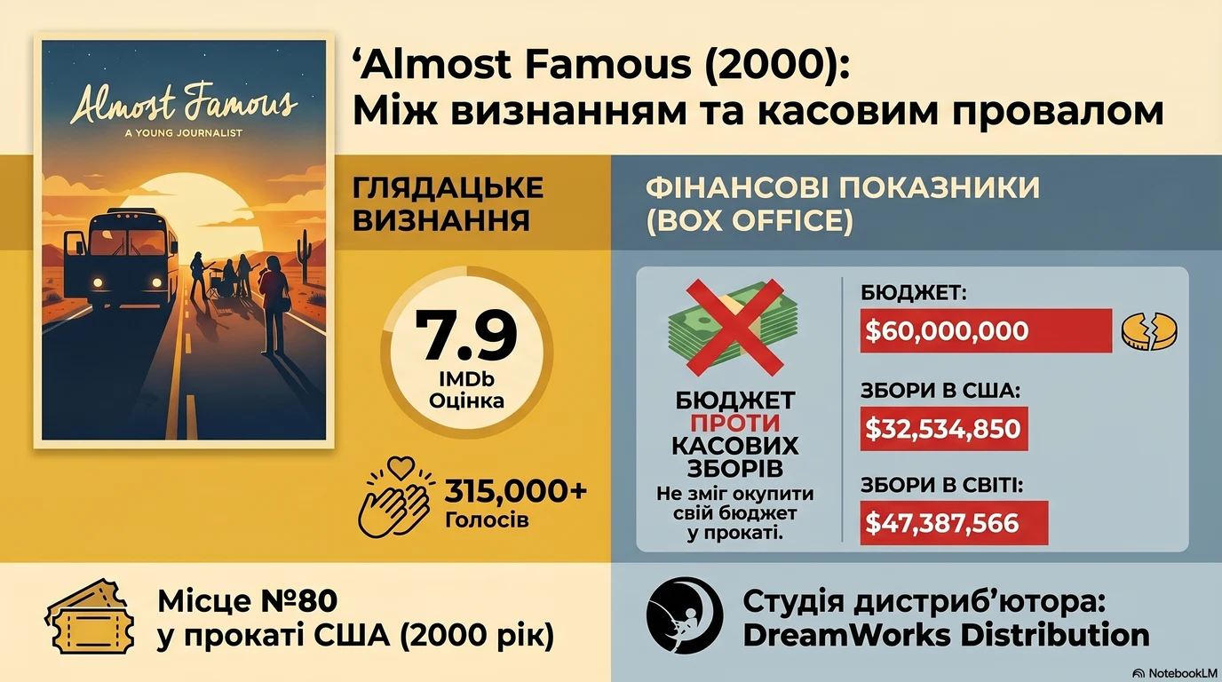 Майже відомі (2000) — Оцінки глядачів та касові збори