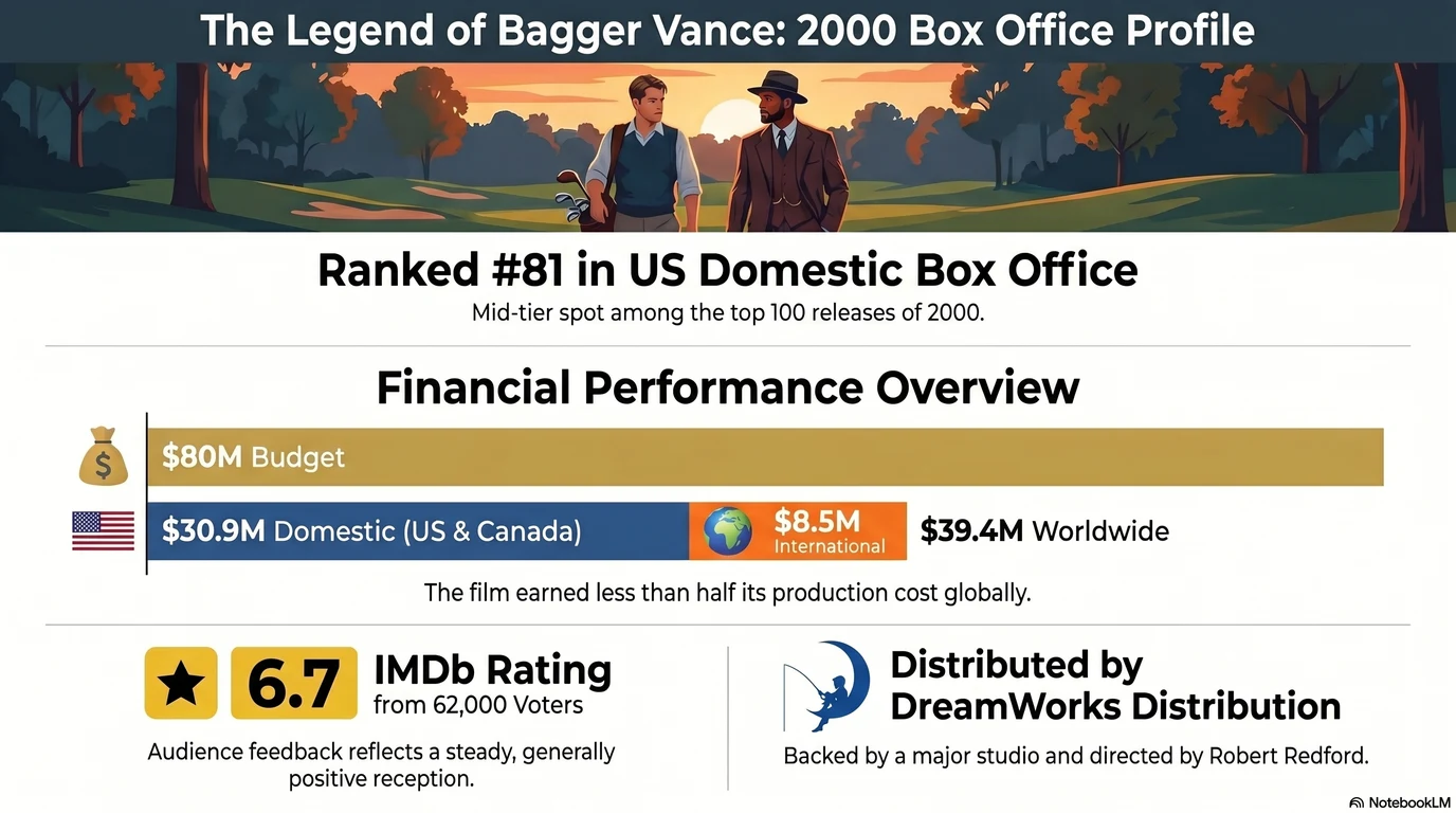The Legend of Bagger Vance (2000) — Audience Ratings and Box Office