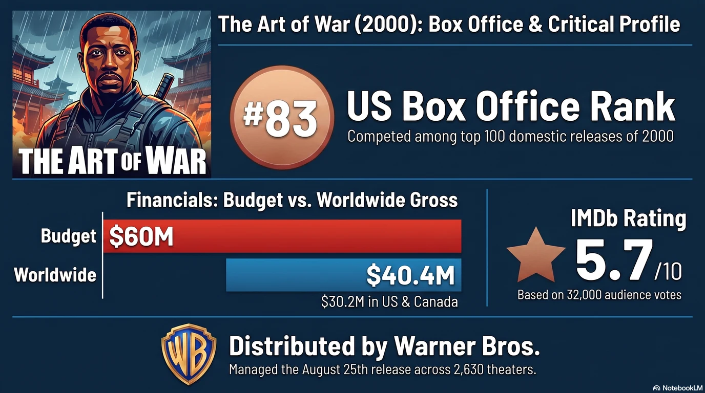 The Art of War (2000) — Audience Ratings and Box Office