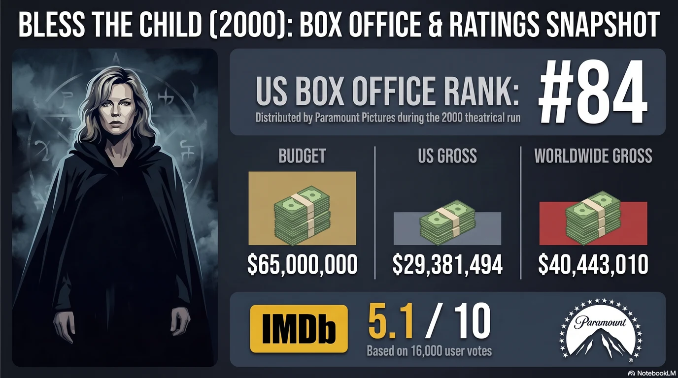 Bless the Child (2000) — Audience Ratings and Box Office