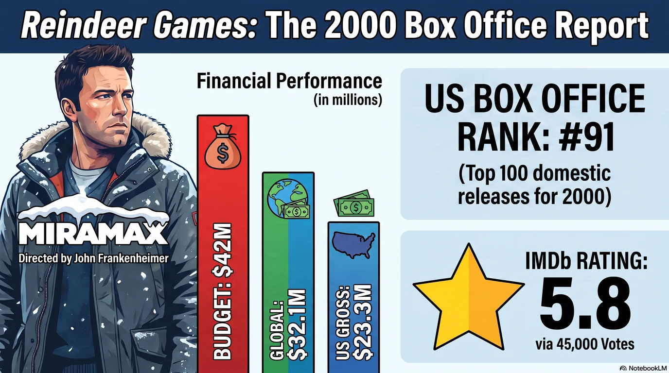 Reindeer Games (2000) — Audience Ratings and Box Office