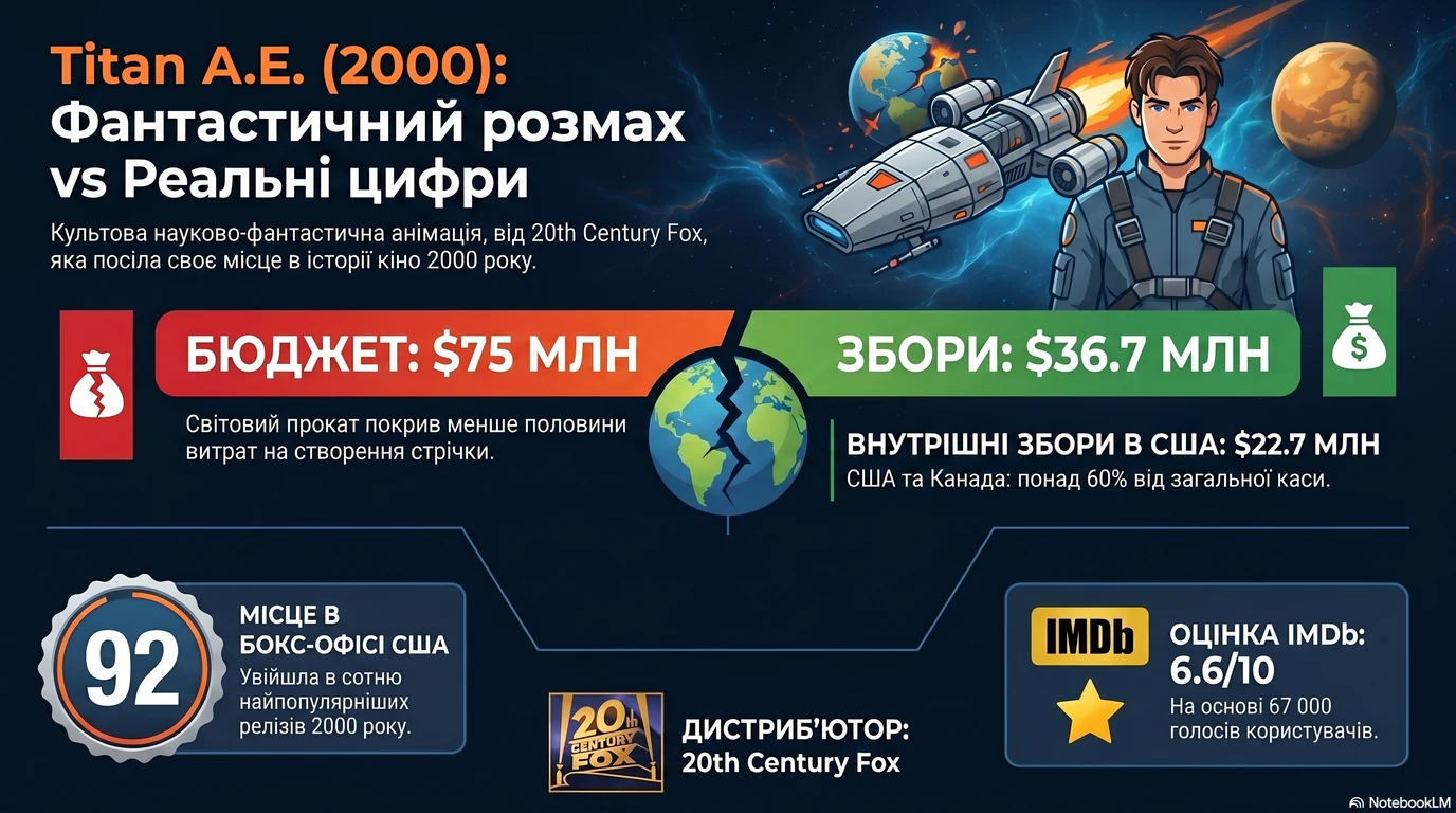 Титан після загибелі Землі (2000) — Оцінки глядачів та касові збори