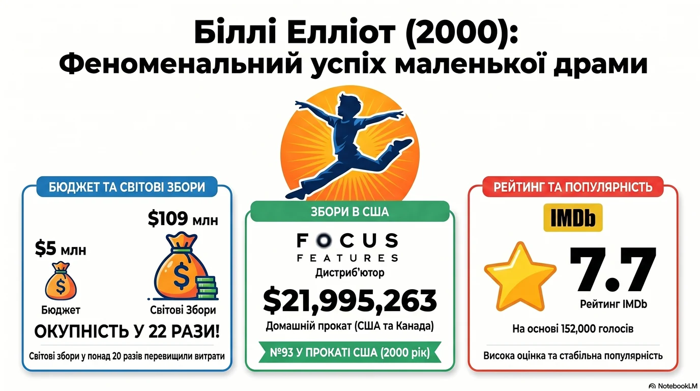 Біллі Елліот (2000) — Оцінки глядачів та касові збори