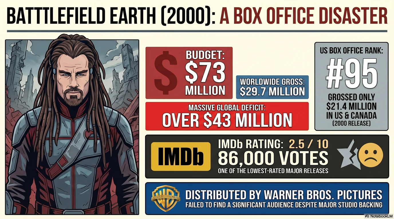 Battlefield Earth (2000) — Audience Ratings and Box Office
