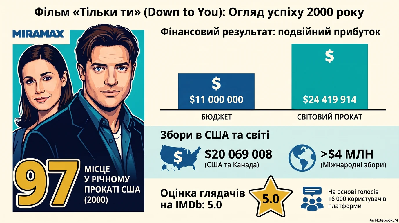 Тільки ти і я (2000) — Оцінки глядачів та касові збори