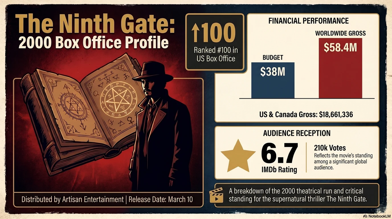 The Ninth Gate (2000) — Audience Ratings and Box Office