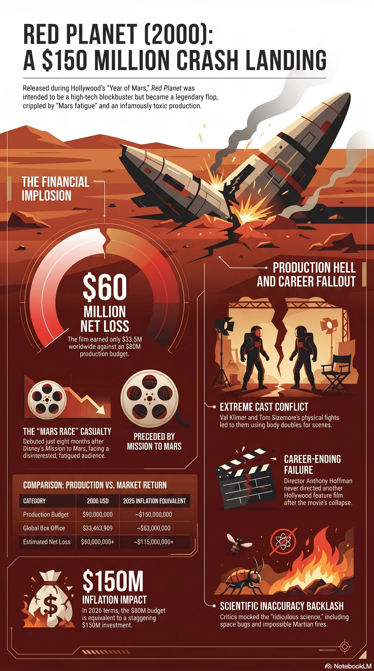 Red Planet (2000) — Movie Infographic