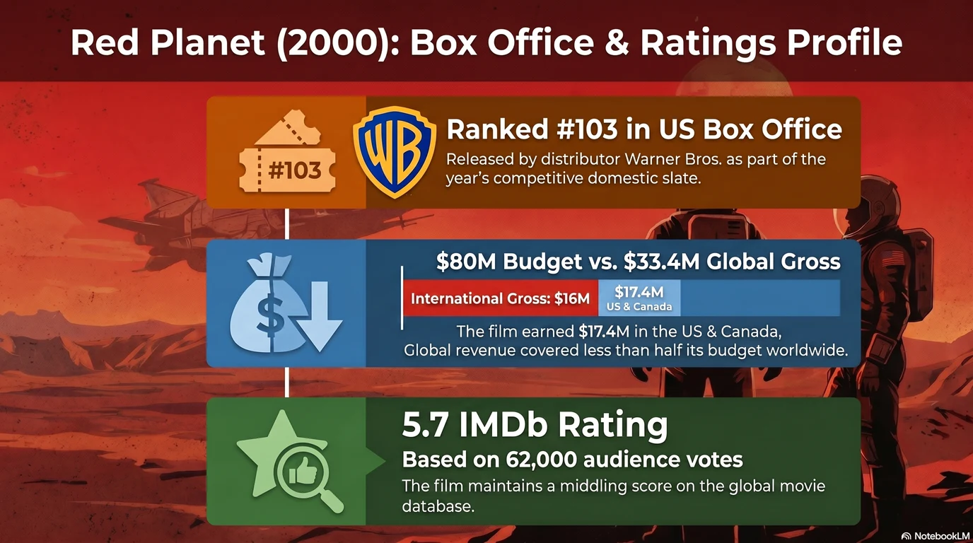 Red Planet (2000) — Audience Ratings and Box Office