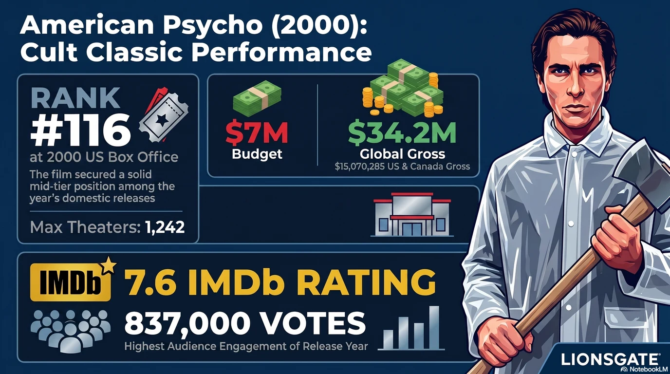American Psycho (2000) — Audience Ratings and Box Office