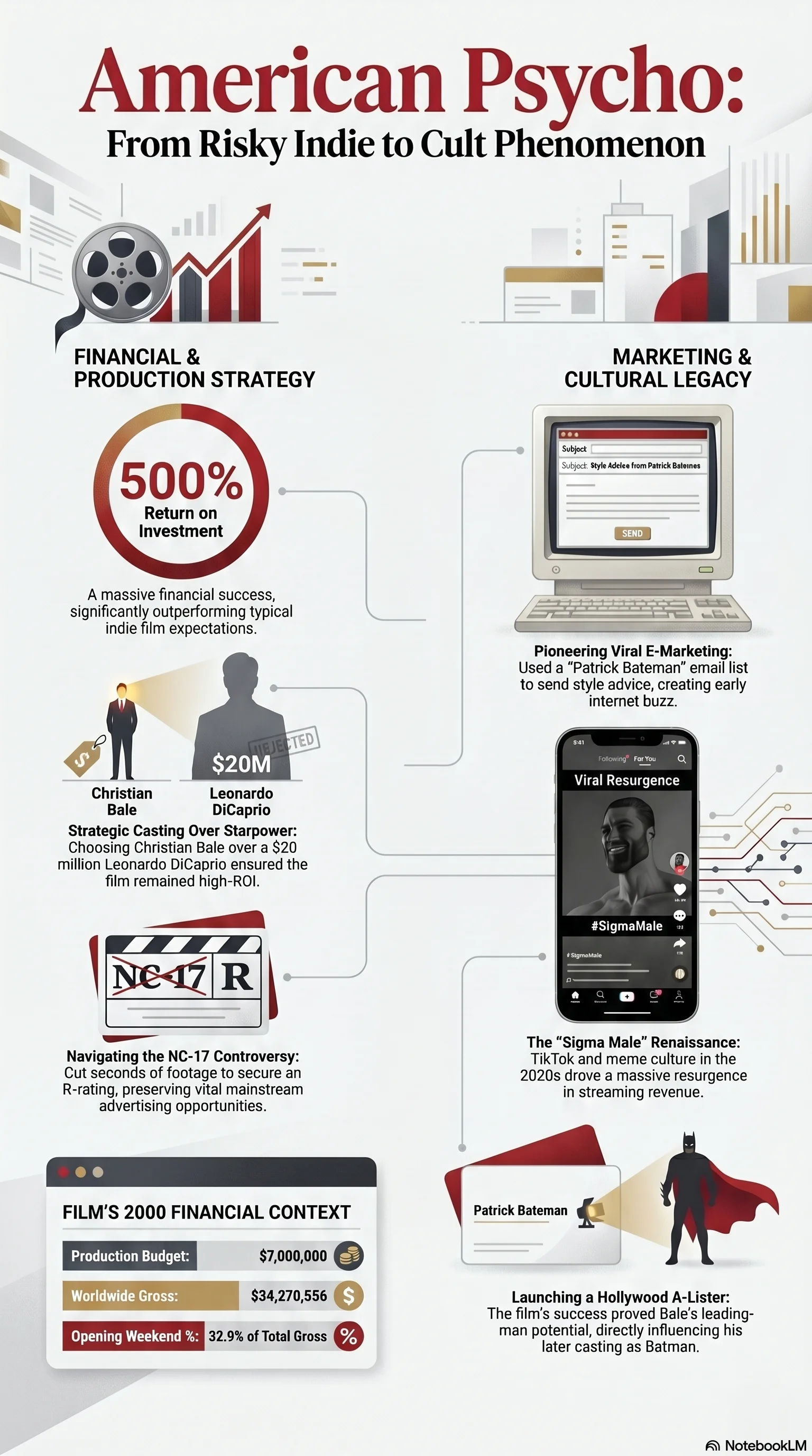 American Psycho (2000) — Movie Infographic