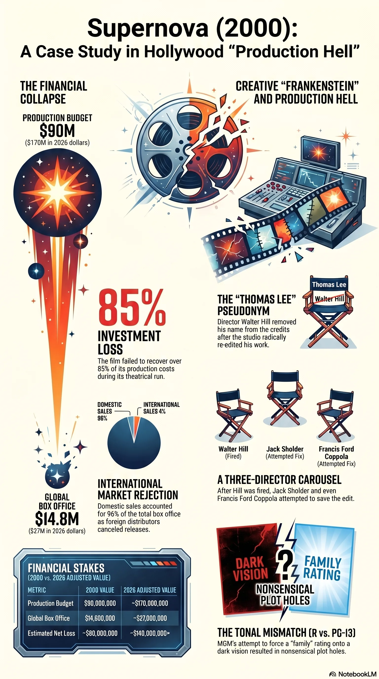 Supernova (2000) — Movie Infographic