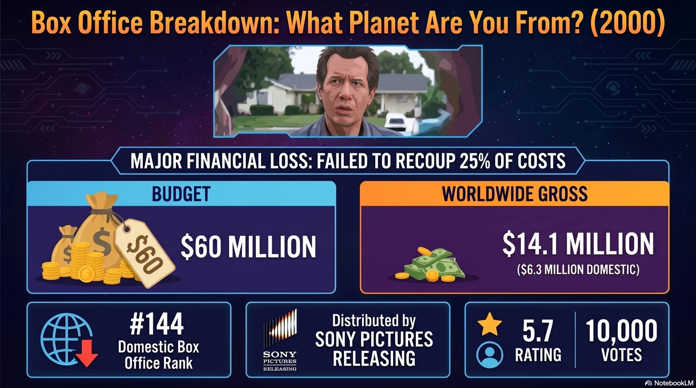 What Planet Are You From? (2000) — Audience Ratings and Box Office