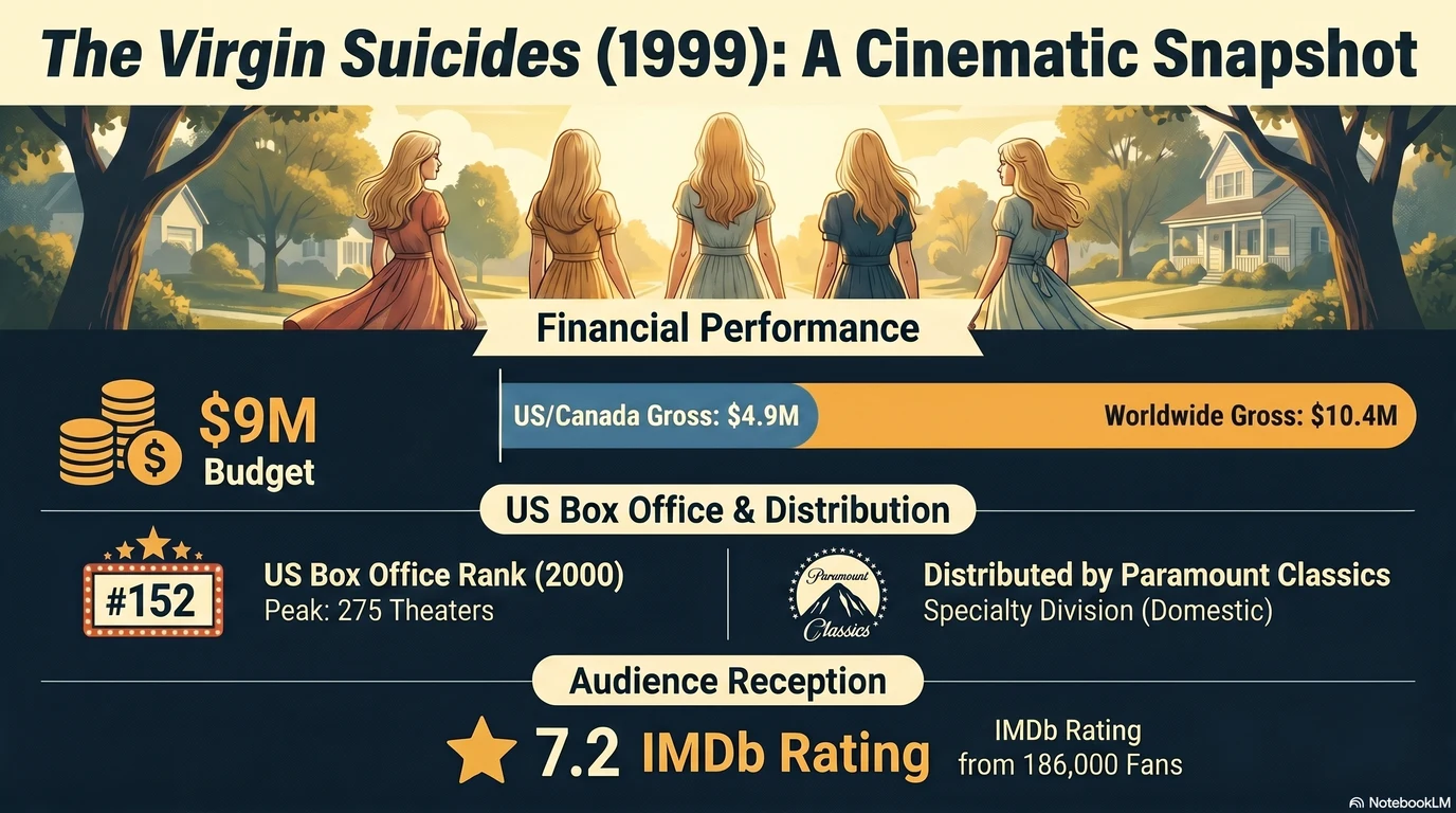 The Virgin Suicides (2000) — Audience Ratings and Box Office