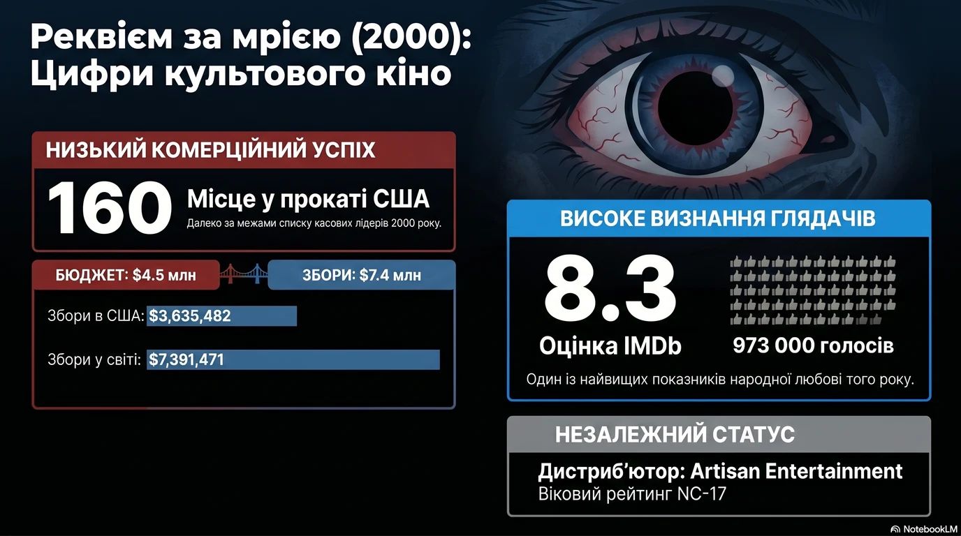 Реквієм за мрією (2000) — Оцінки глядачів та касові збори