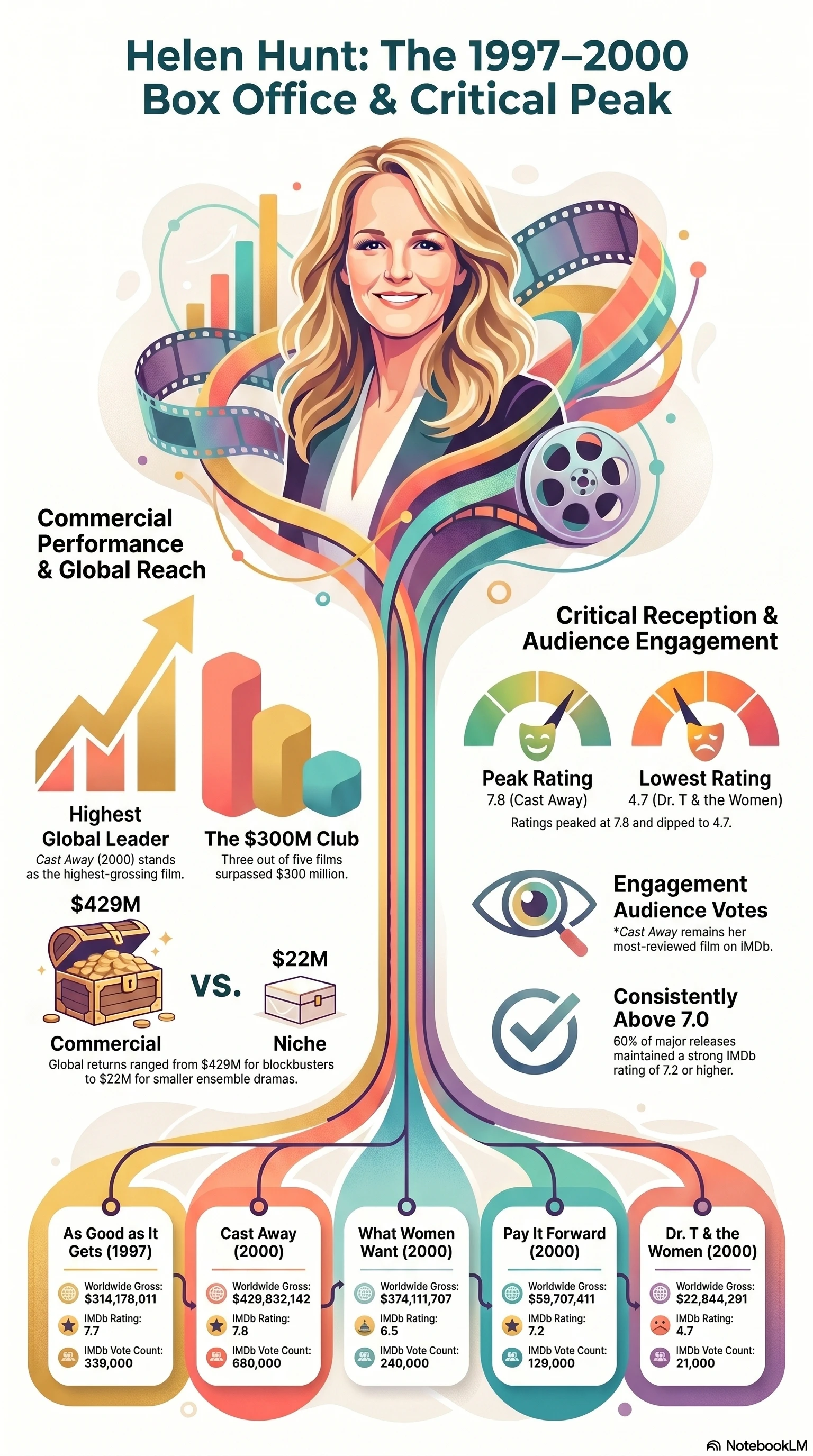 Helen Hunt (2000) - career infographic