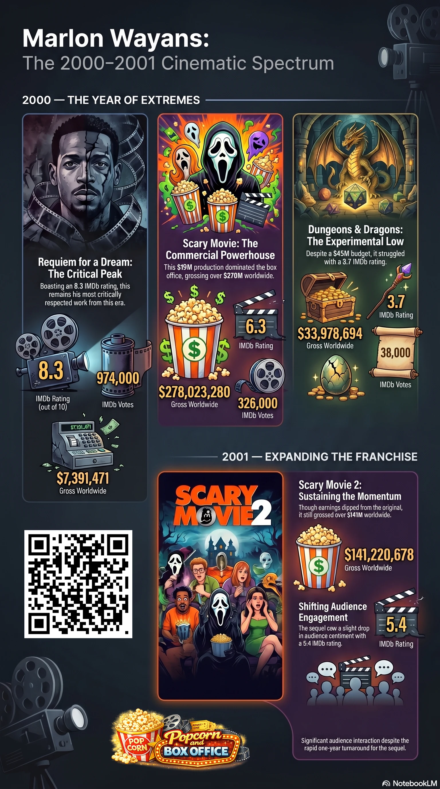 Marlon Wayans (2000) - career infographic