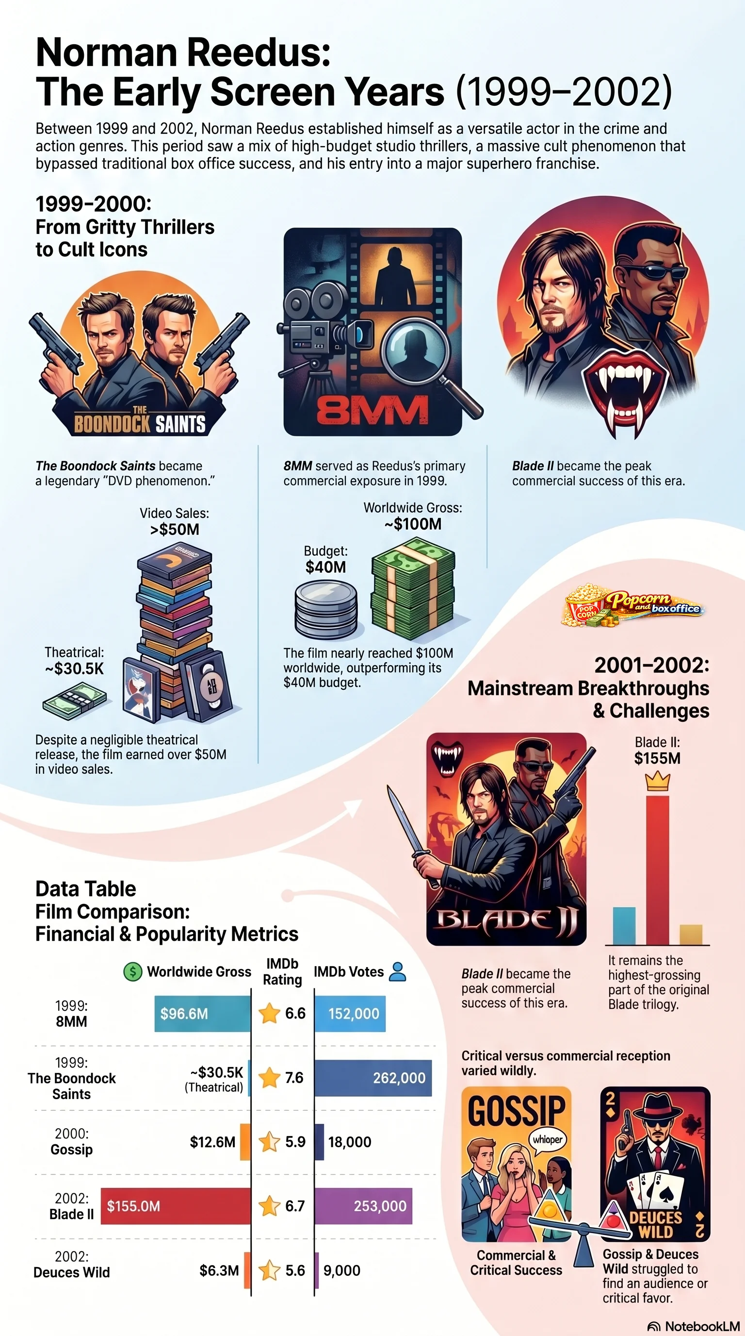 Norman Reedus (2000) - career infographic