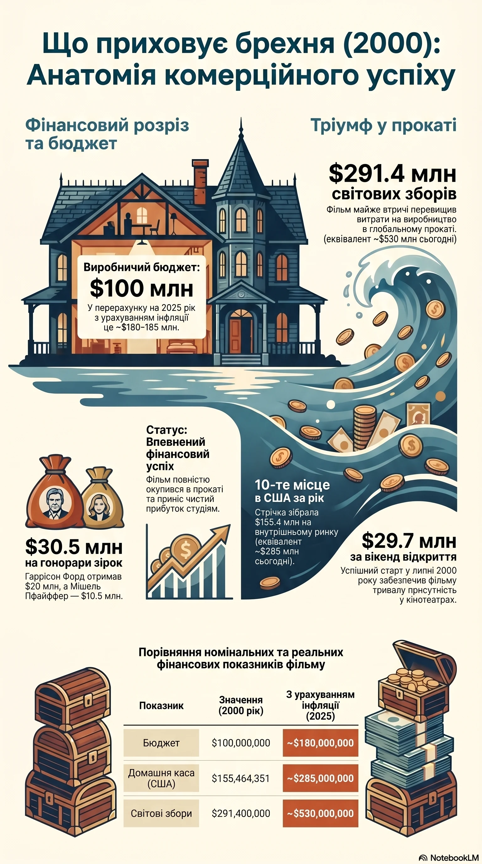 Що приховує брехня (2000) — Інфографіка фільму