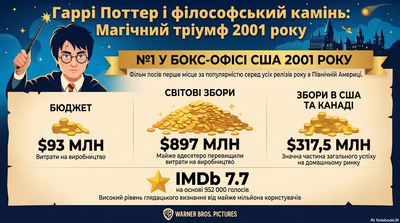 Гаррі Поттер і філософський камінь (2001) — Оцінки глядачів та касові збори