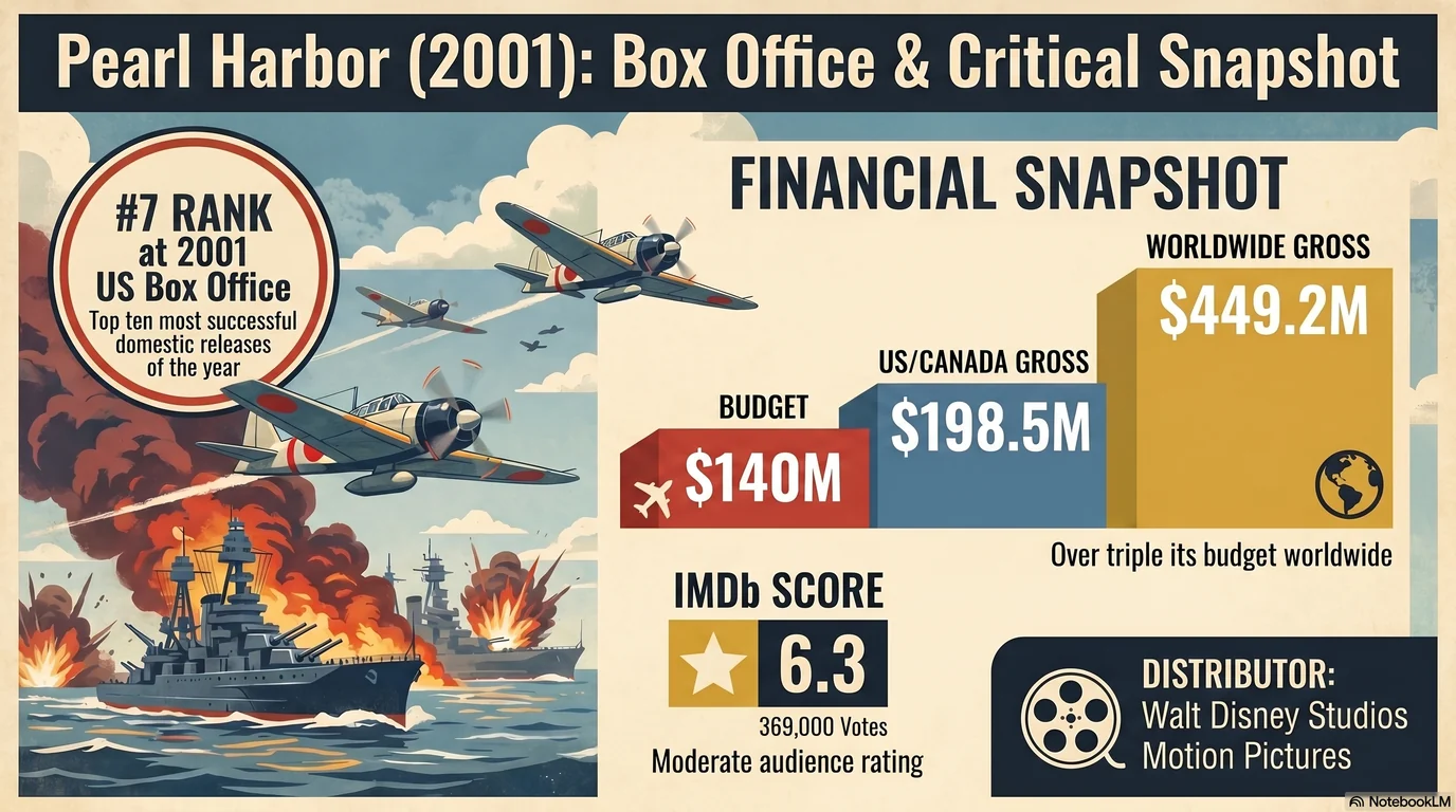 Pearl Harbor (2001) — Audience Ratings and Box Office