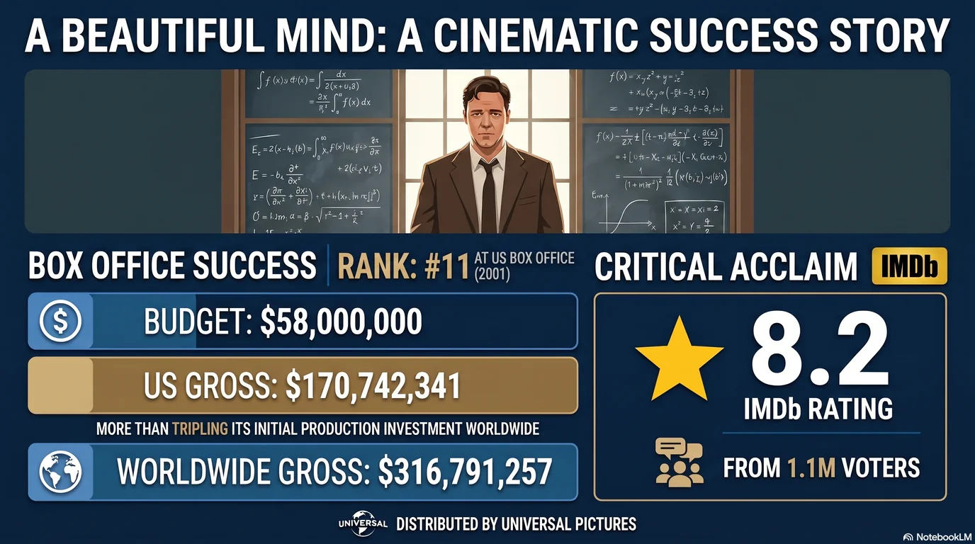 A Beautiful Mind (2001) — Audience Ratings and Box Office